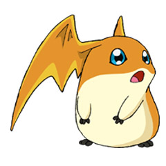 Patamon digievoluciona en...